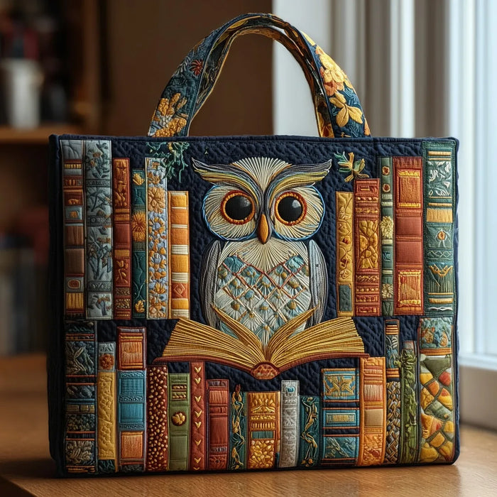 Craft Bag - Owl and Old Books