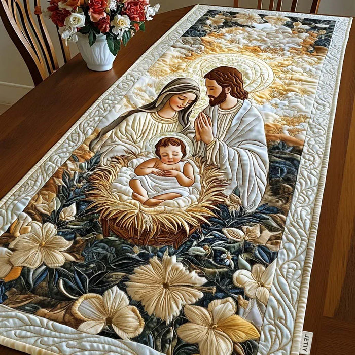 Camino de mesa acolchado - Pesebre Divino