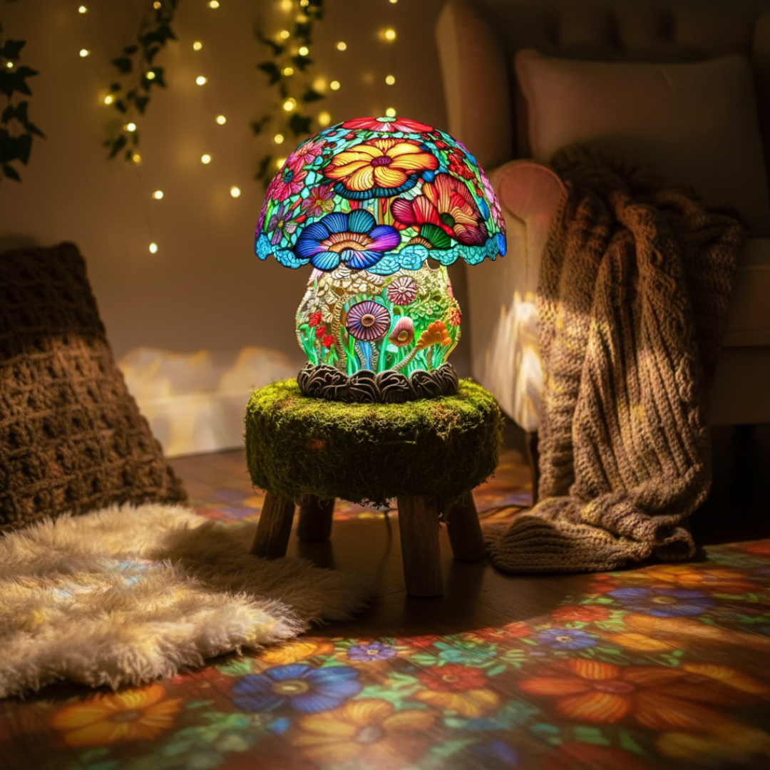 Lámpara Champignon Givrée