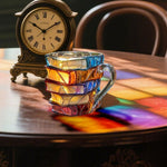 Taza Única Hecha a Mano en 3D para los Amantes de la Lectura