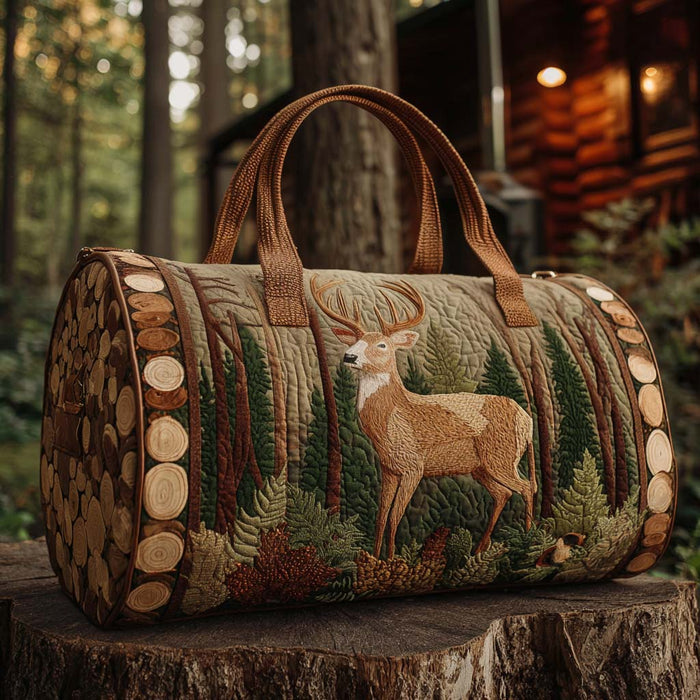 Autumn Deer Padded Travel Bag