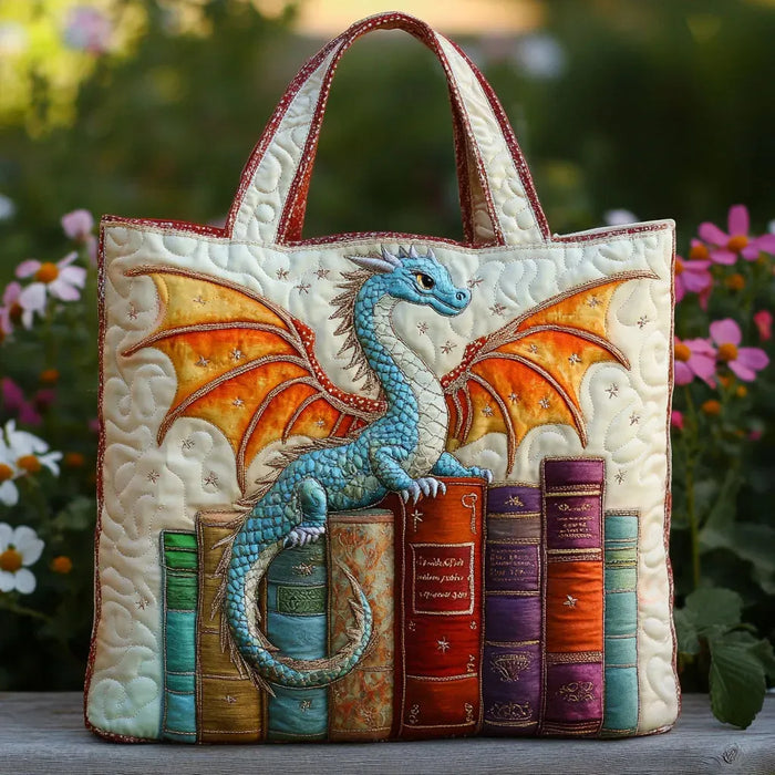Pouch - Emerald Dragon Guardian of Books