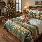 Conjunto de ropa de cama acolchada de 3 piezas - Granja Feliz