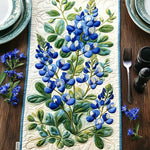Camino de mesa acolchado - Serenata de Bluebonnets
