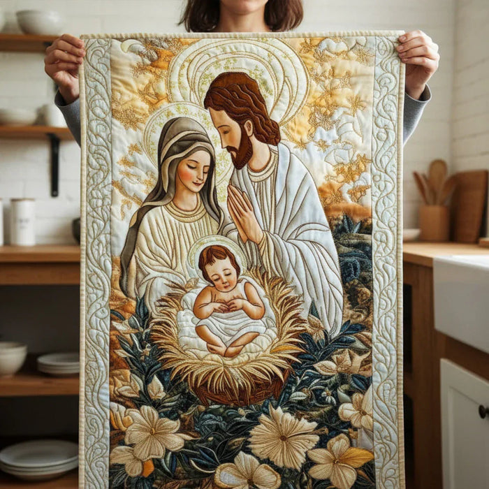 Camino de mesa acolchado - Pesebre Divino