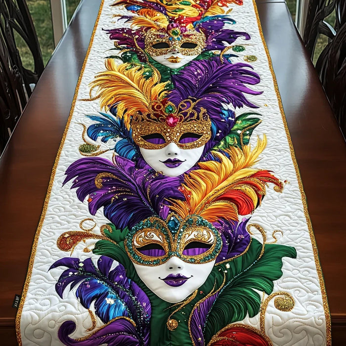 Camino de mesa acolchado - Festival de las Flores