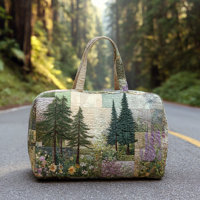 Forest Dream Quilted Travel Bag