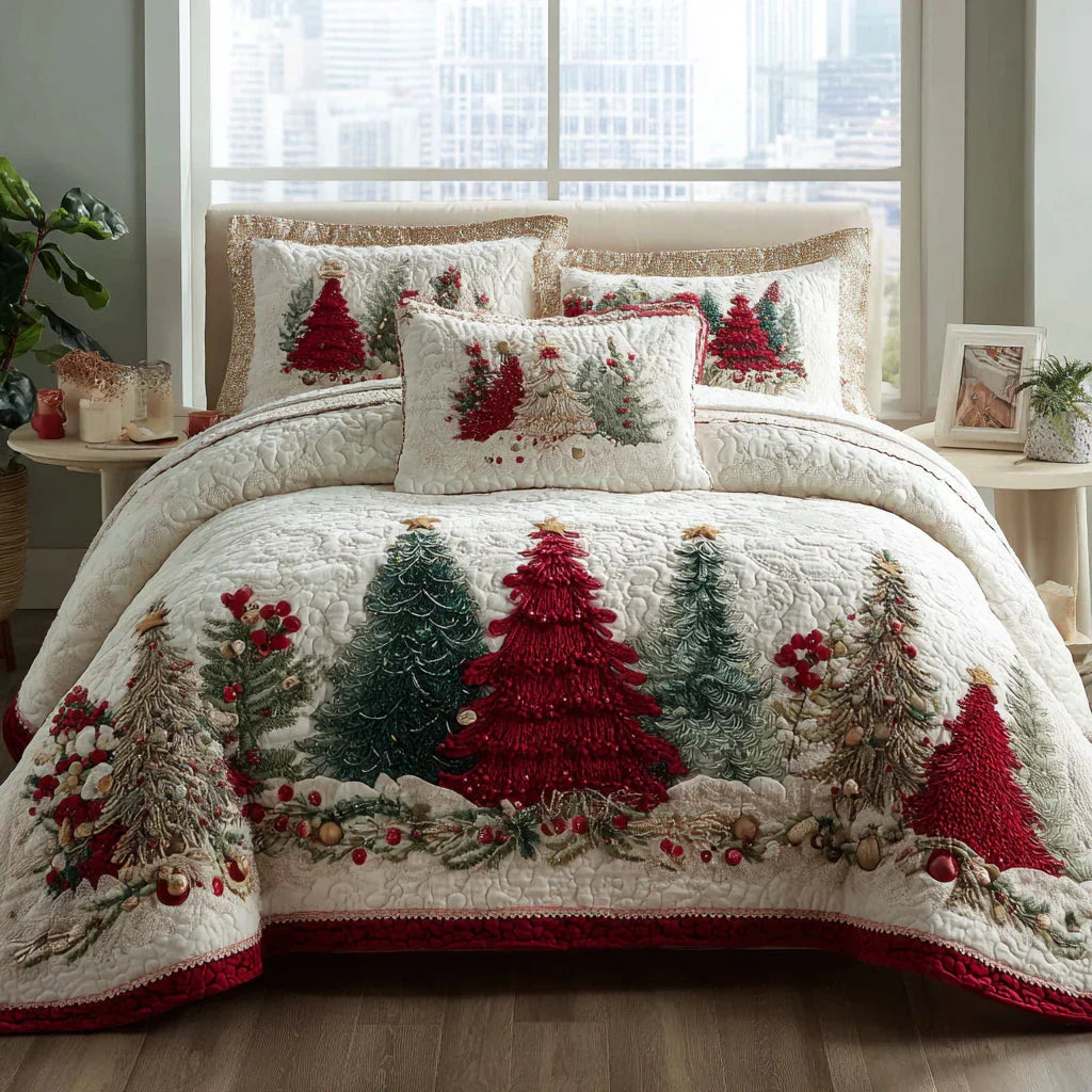 Conjunto de ropa de cama acolchada de 3 piezas - Maravilla Mate