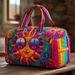 Bolsa de viaje acolchada Hippie Happy Sun
