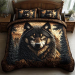 Conjunto de ropa de cama acolchada de 3 piezas - Animales del Bosque