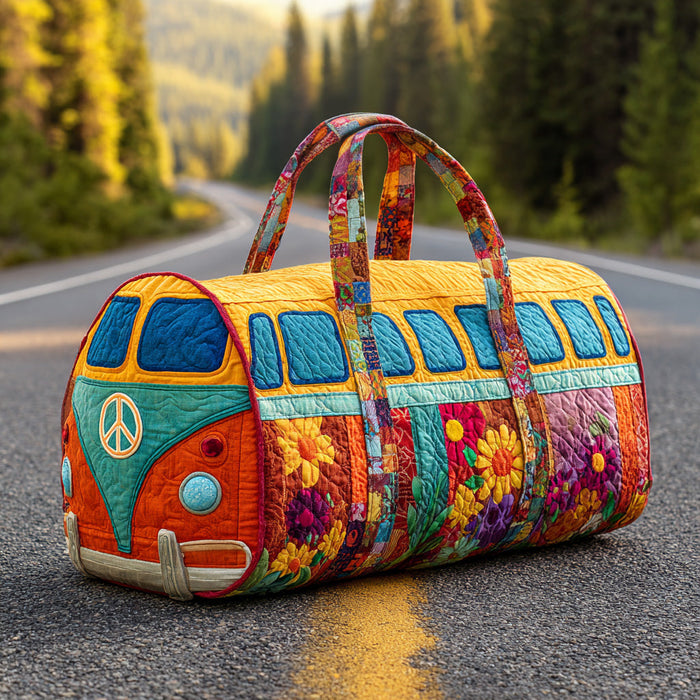 Peace Van Quilted Travel Bag