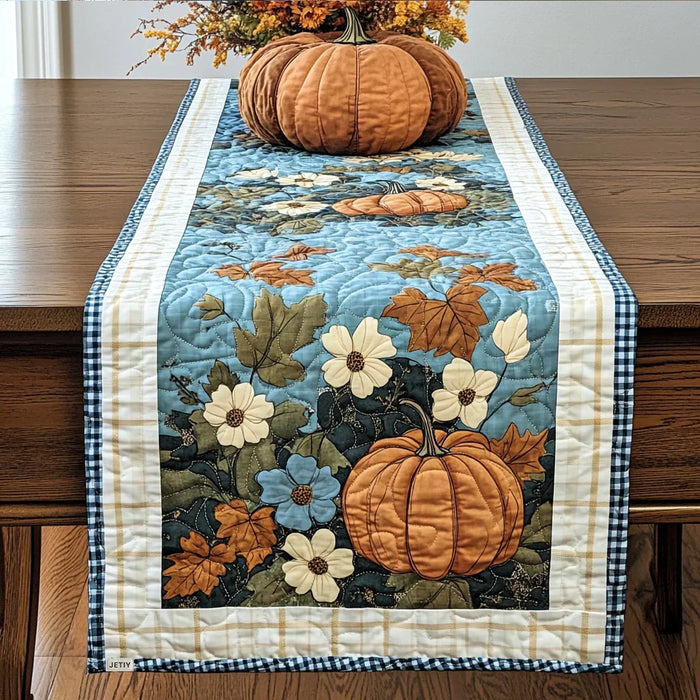 Camino de mesa acolchado - Época de la Especiería de Calabaza