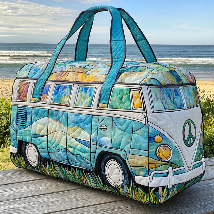 Roadside Rhythm Quilted Travel Bag