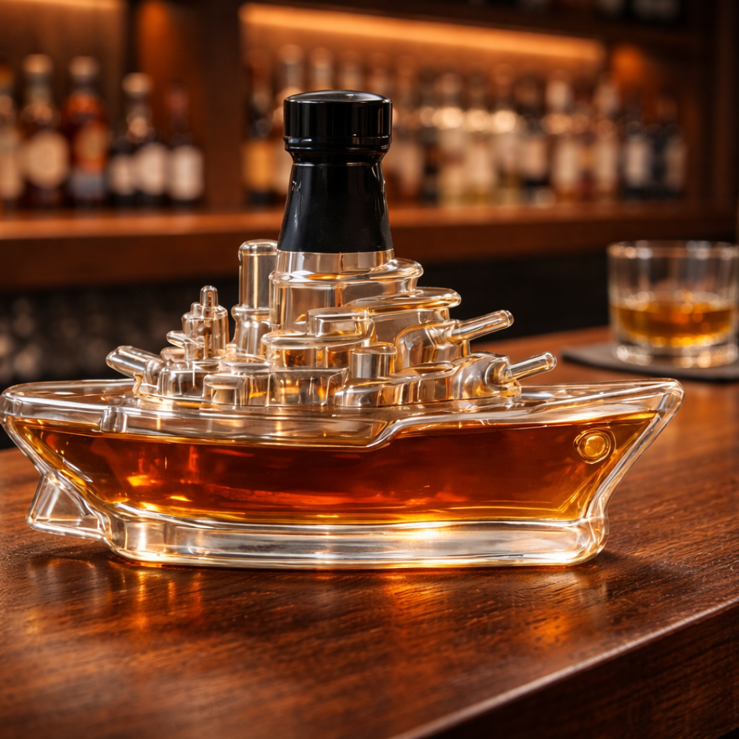 Botella de whisky - Edición marina