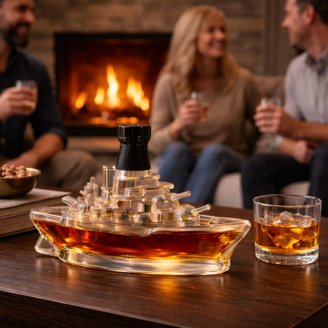 Botella de whisky - Edición marina