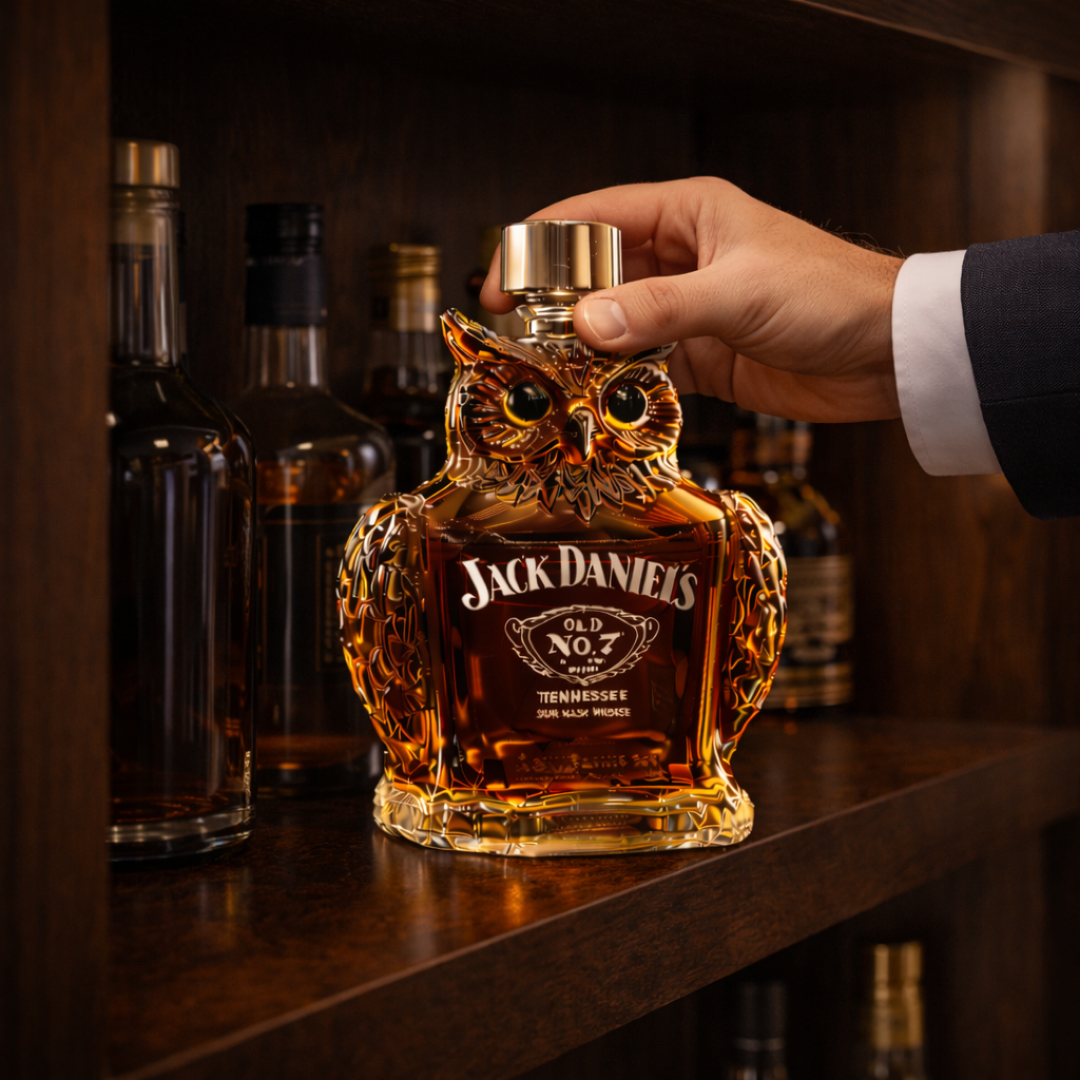 Botella de whisky - Edición nutria