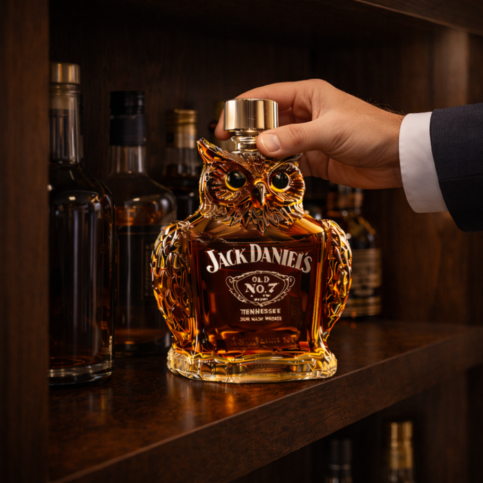 Botella de whisky - Edición nutria