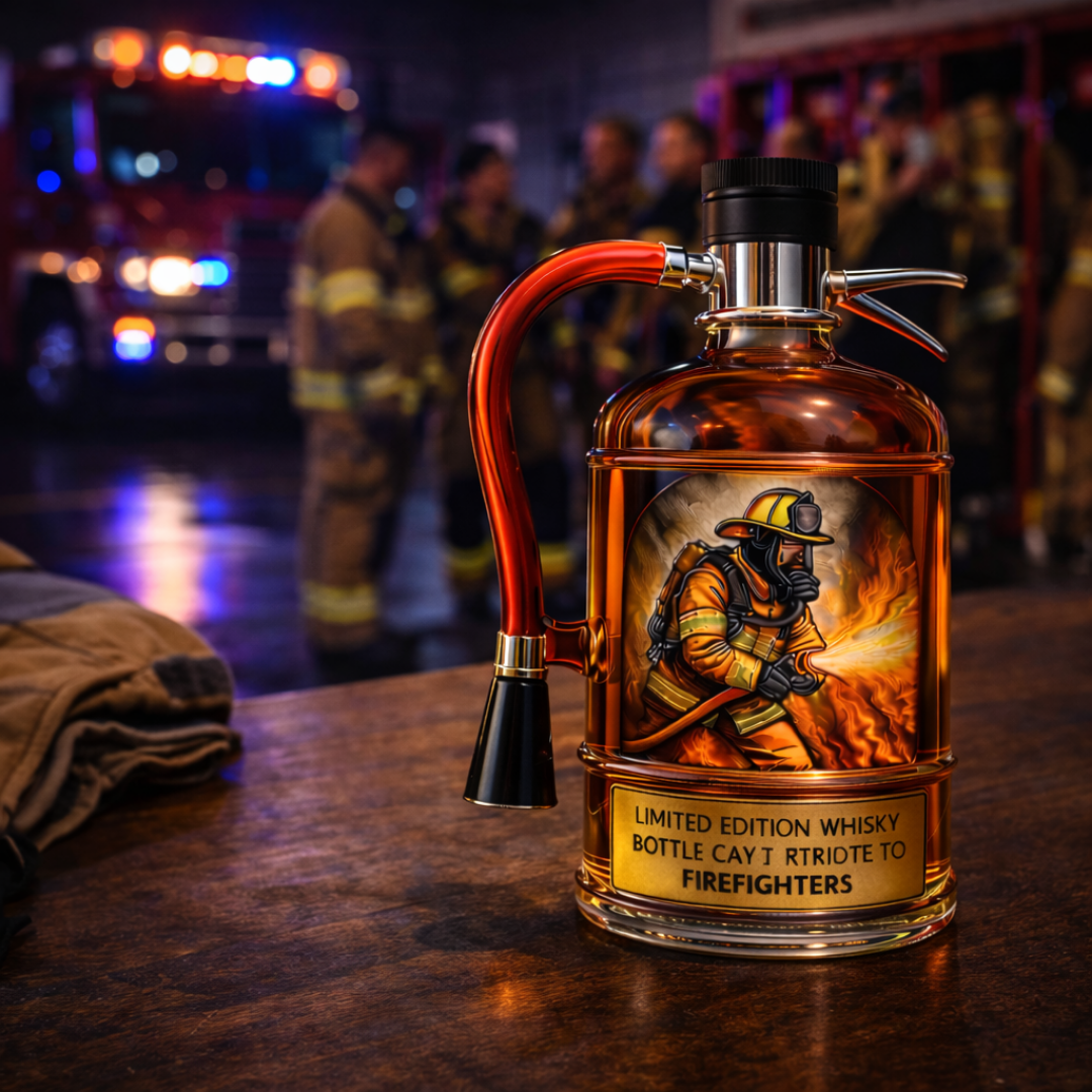 Botella de whisky - Edición Extintor