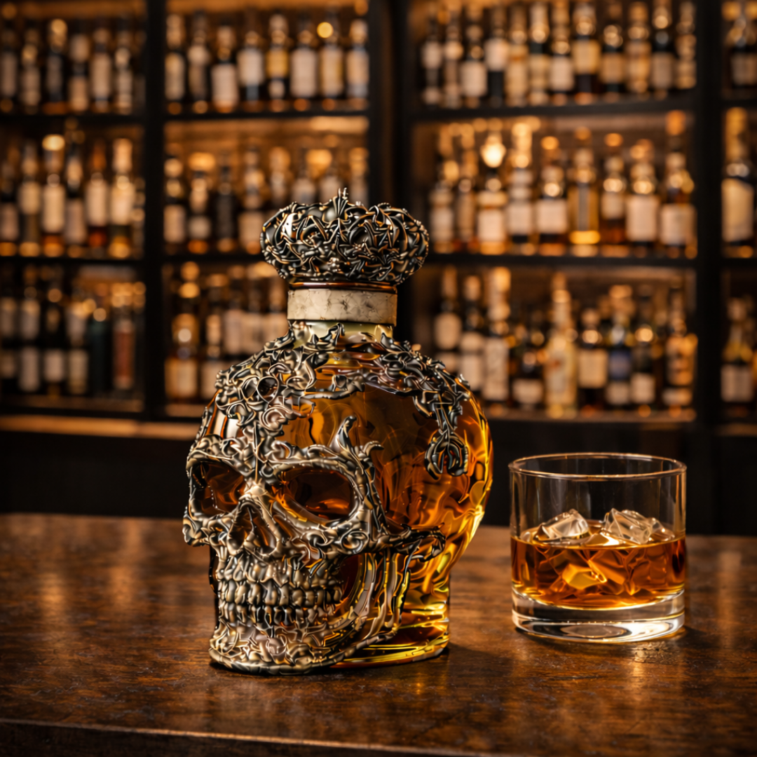 Botella de Whisky - Edición Calavera