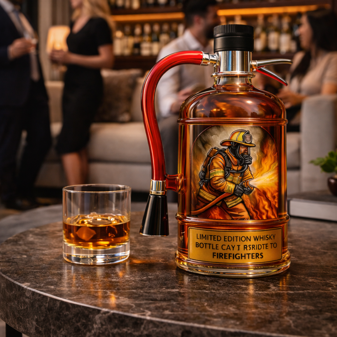 Botella de whisky - Edición Extintor