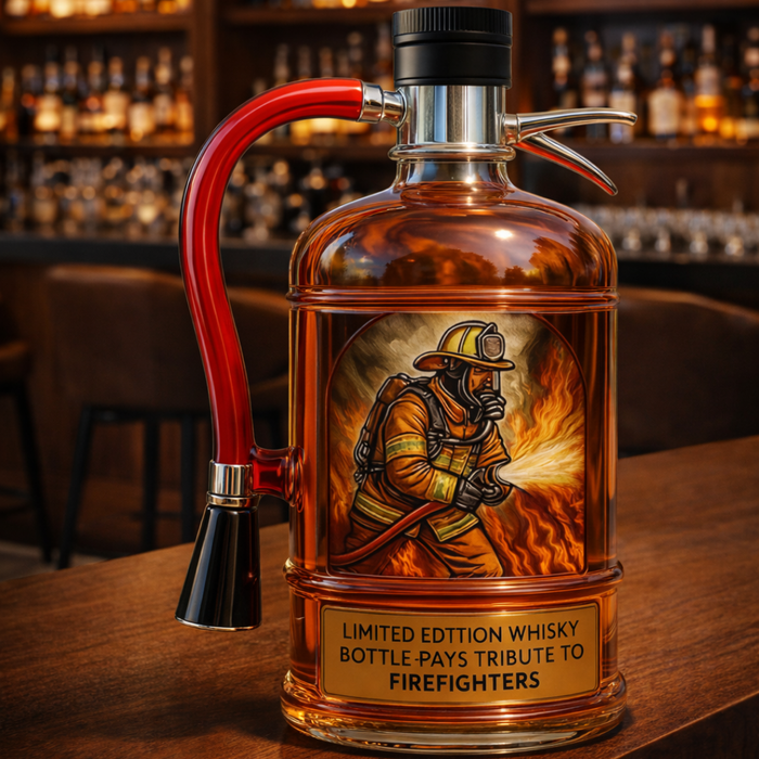 Botella de whisky - Edición Extintor