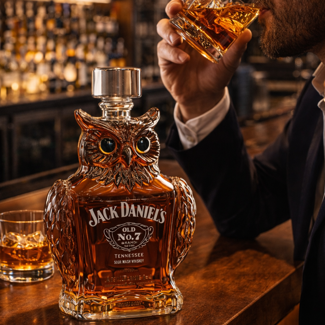 Botella de whisky - Edición nutria