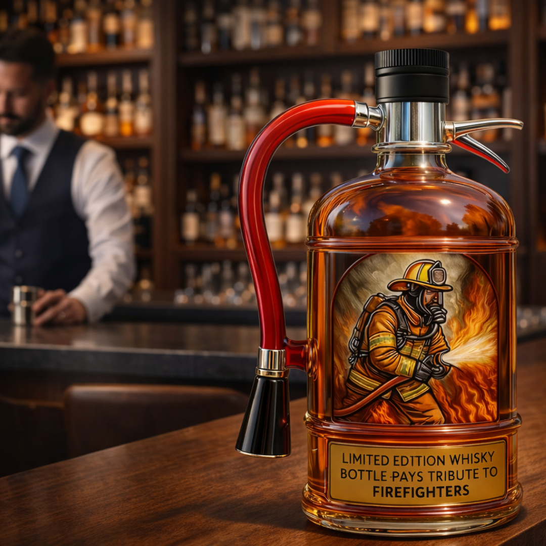 Botella de whisky - Edición Extintor