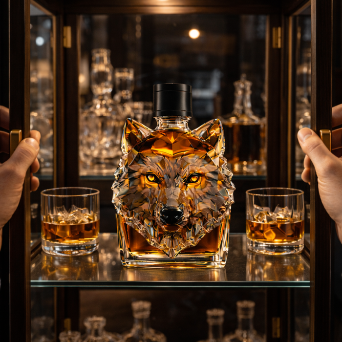 Botella de Whisky - Edición Lobo
