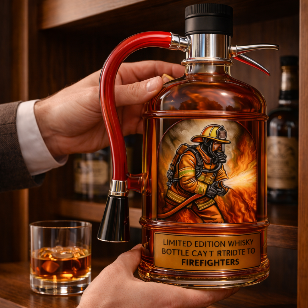 Botella de whisky - Edición Extintor