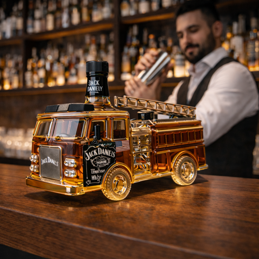Botella de whisky Jack Daniel's - Edición Bomberos