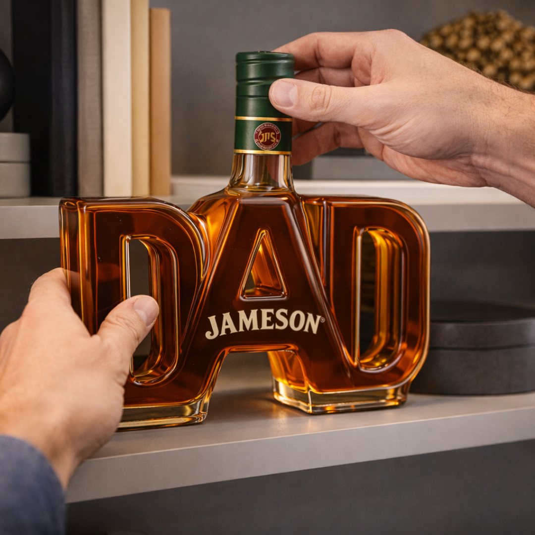 Botella de whisky Jack Daniel's - Edición Papá