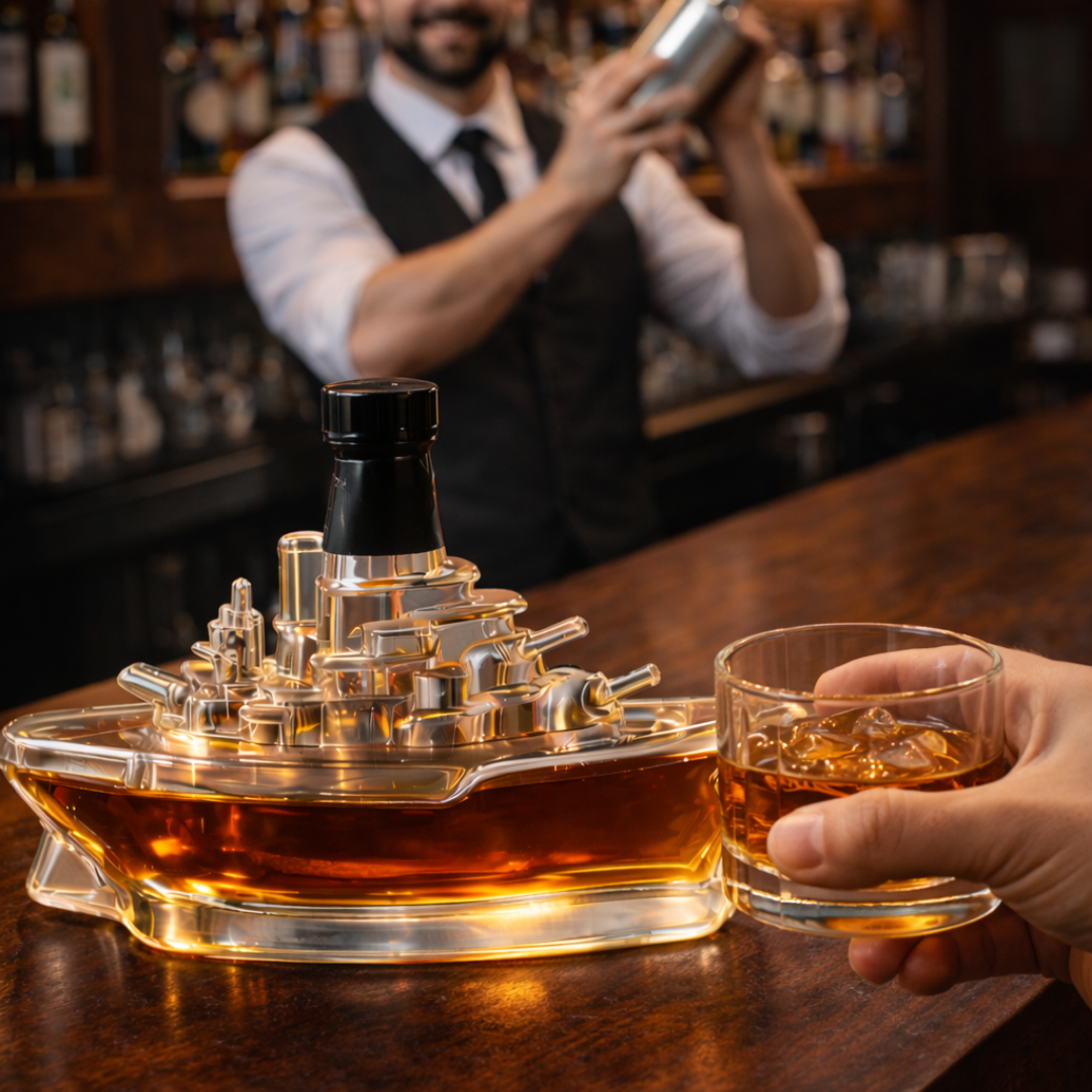 Botella de whisky - Edición marina