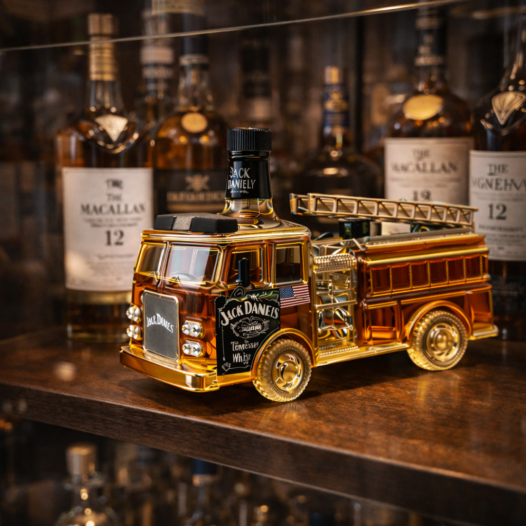 Botella de whisky Jack Daniel's - Edición Bomberos