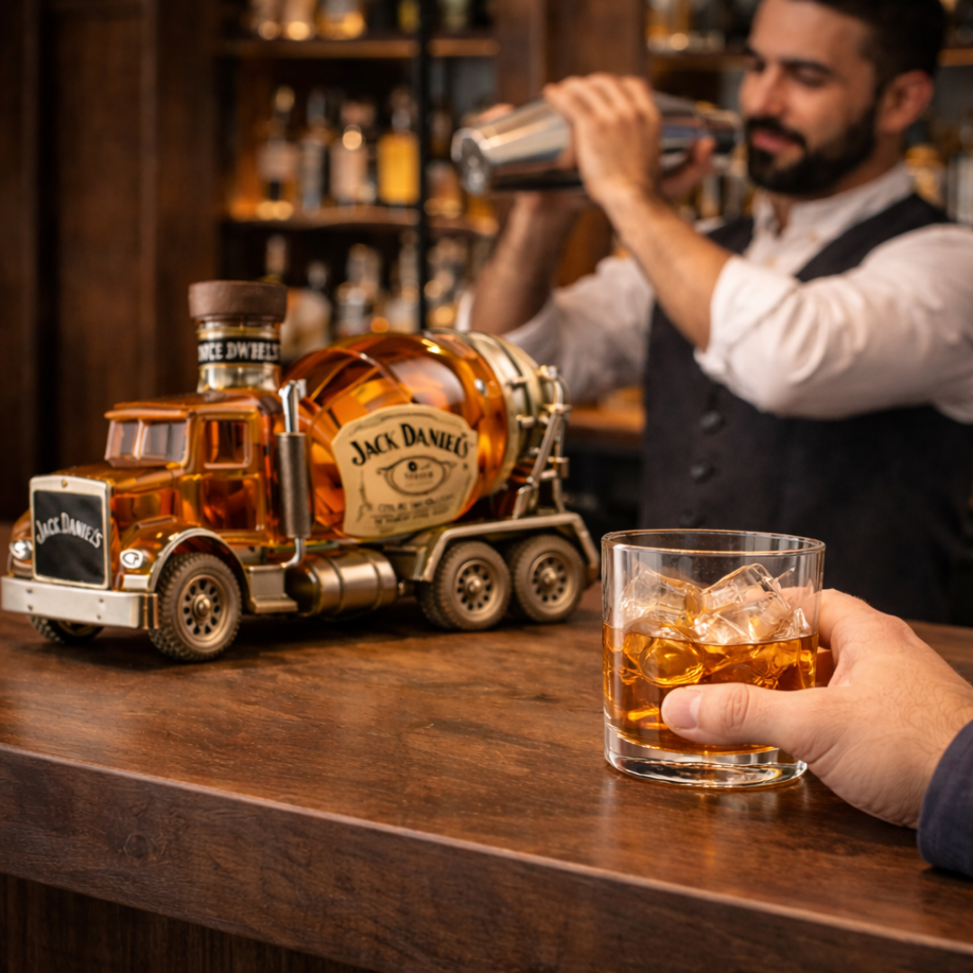 Botella de whisky Jack Daniel's - Edición Truck