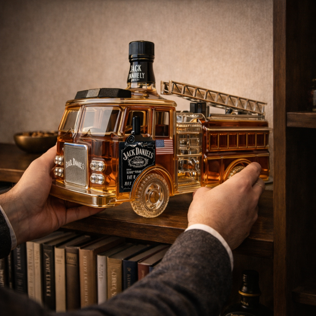 Botella de whisky Jack Daniel's - Edición Bomberos