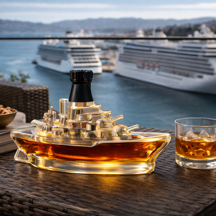 Botella de whisky - Edición marina