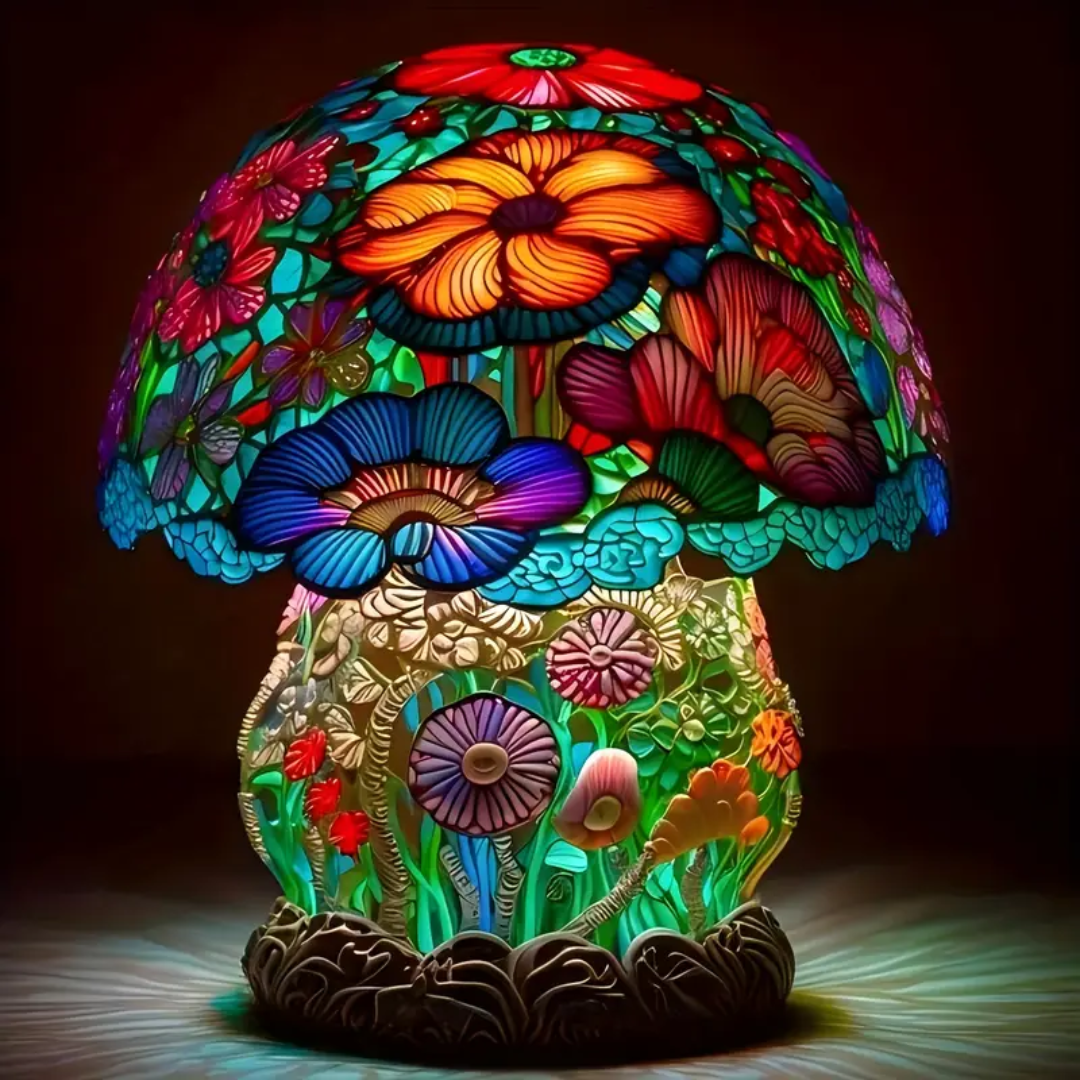 Lámpara Champignon Givrée