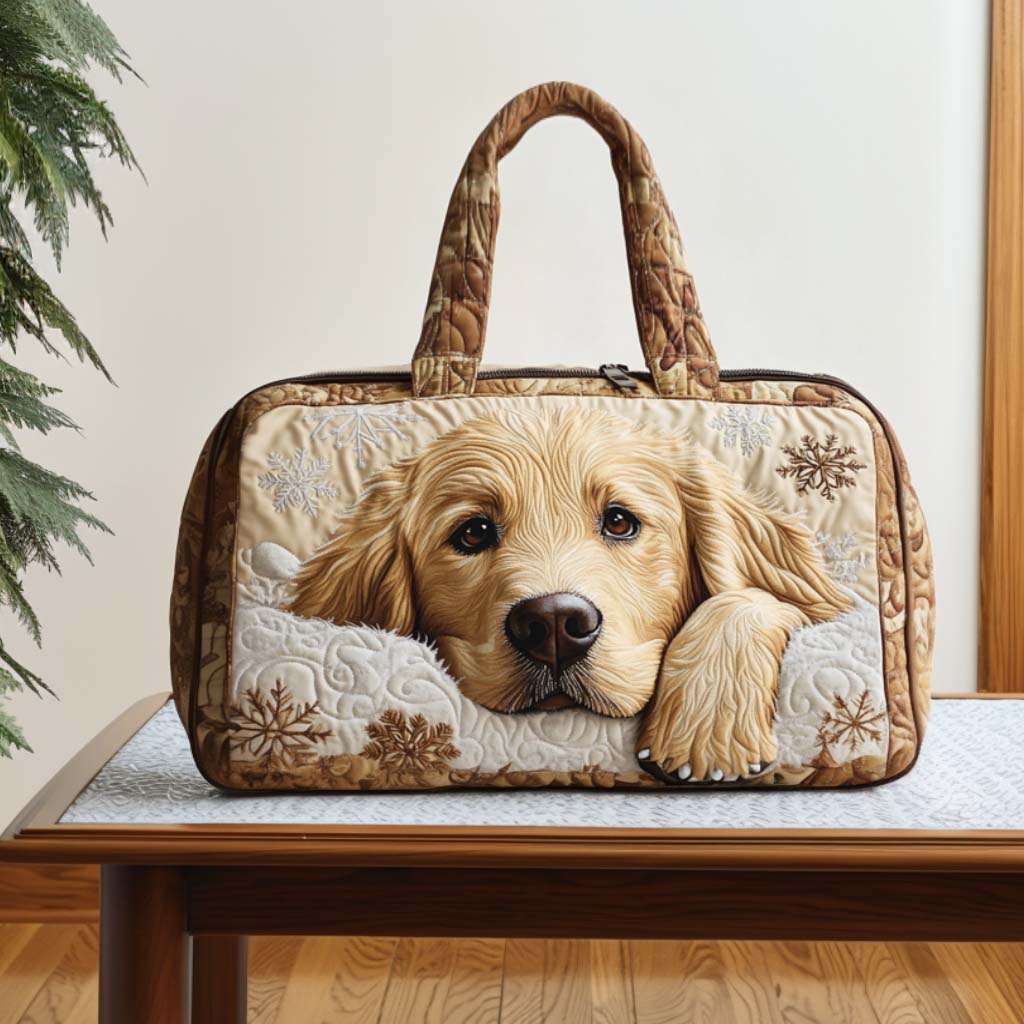Warm Smile Quilted Travel Bag