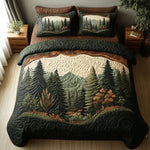 Juego de ropa de cama acolchada de 3 piezas - Paseo por el bosque