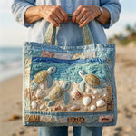 Quilted Handmade Bag - Sea Turtles