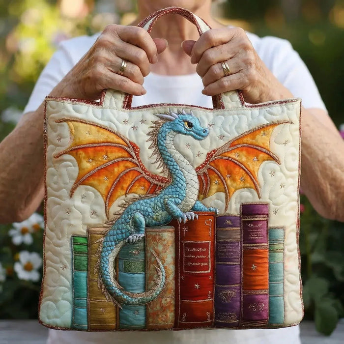 Pouch - Emerald Dragon Guardian of Books