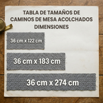 Camino de mesa acolchado - Pesebre Divino
